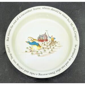 Wedgwood PETER RABBIT (STOP THIEF) *1 Porringer Bowl* 6 5/8" England EXC